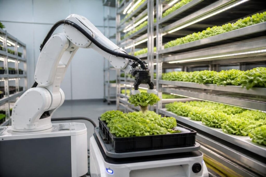 Robots can help indoor farms profit, but power costs decide the result